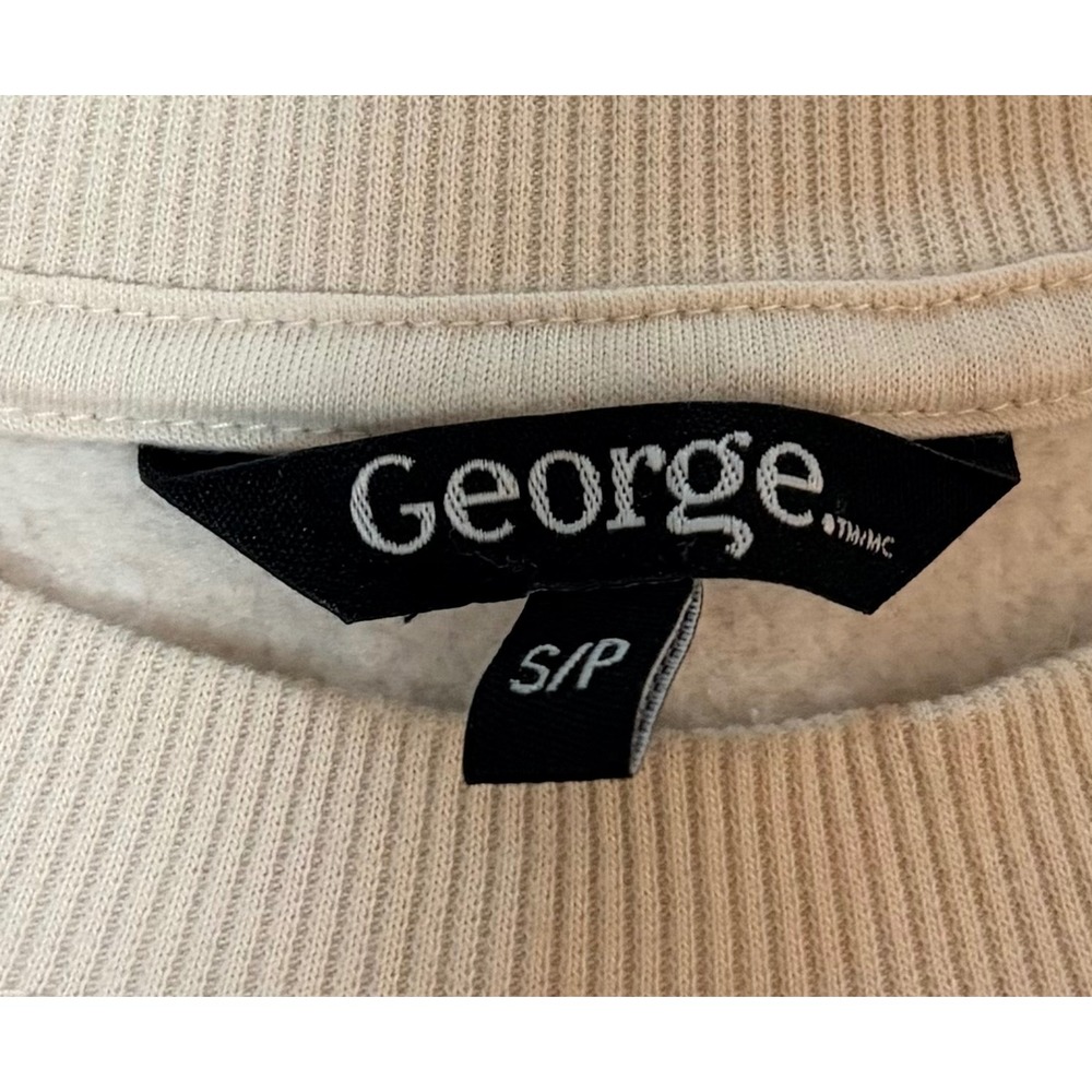 St Martin Resort & Spa Tennis Sweatshirt Size Small Cream Athletic - Picture 6 of 7